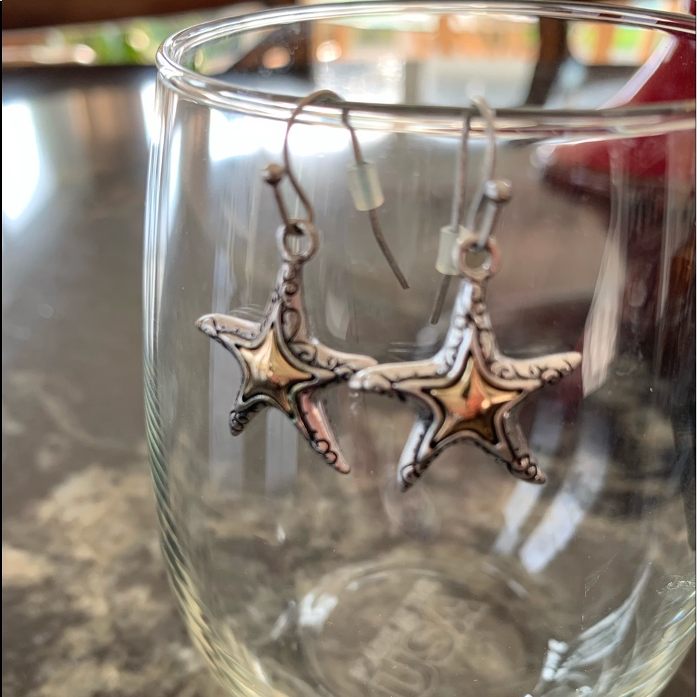 Starfish star earrings